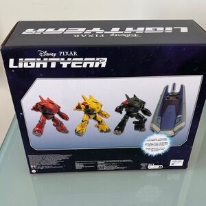 Disney Lightyear Action Figure Set - Red, Yellow, Black